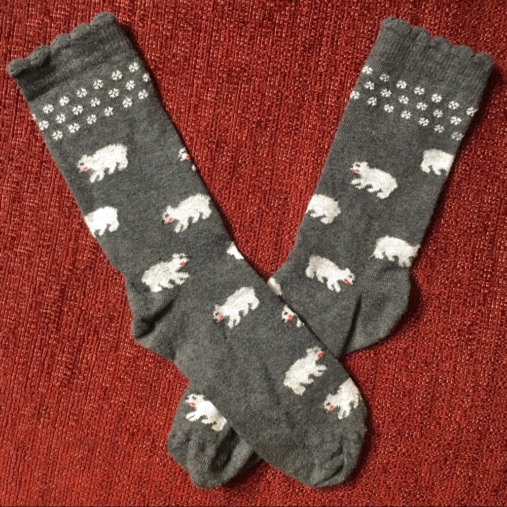 🐻‍❄️ American Eagle polar bear socks